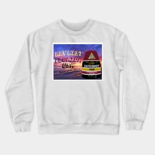 Key West! Home of the sunset! Crewneck Sweatshirt